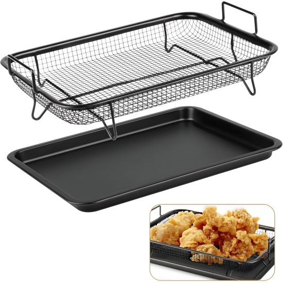 Oven Air Fryer Tray with Basket Small